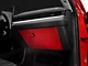 SpeedForm Glove Box Trim; Red Carbon Fiber (21-24 Mustang Mach-E)