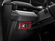 SpeedForm Headlight Switch Trim; Red Carbon Fiber (21-24 Mustang Mach-E)