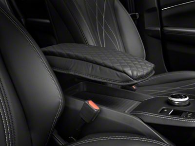 SpeedForm Arm Rest Cover; Faux Leather (21-25 Mustang Mach-E)