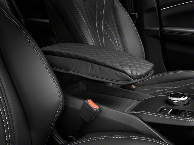 SpeedForm Arm Rest Cover; Faux Leather (21-24 Mustang Mach-E)