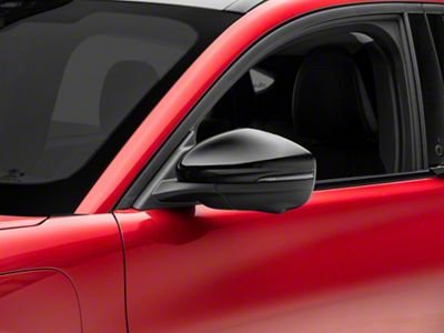 SpeedForm Mirror Covers; Gloss Black (21-24 Mustang Mach-E)