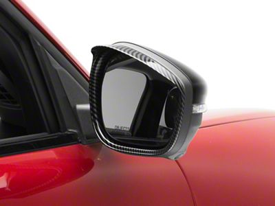 SpeedForm Mirror Trim; Carbon Fiber (21-24 Mustang Mach-E)