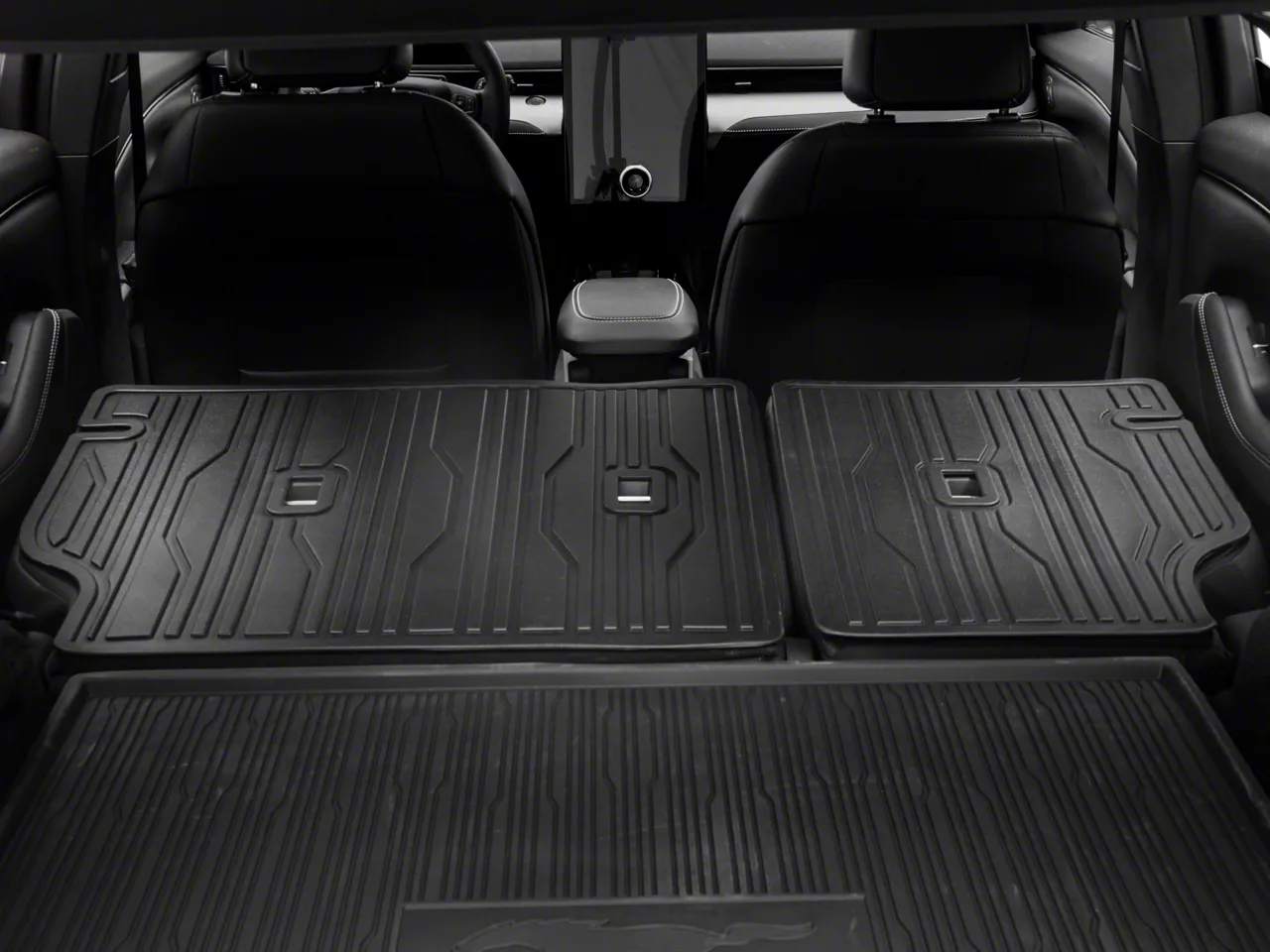 SpeedForm MachE Molded Rear Seat Back Protector; Black ME5267 (2124 Mustang MachE) Free