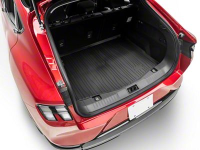 SpeedForm Molded Rear Trunk Liner; Black (21-25 Mustang Mach-E)