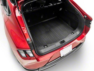 SpeedForm Molded Rear Trunk Liner; Black (21-24 Mustang Mach-E)