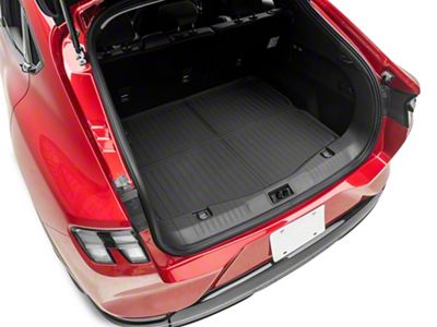 SpeedForm Molded Rear Trunk Liner; Black (21-25 Mustang Mach-E)