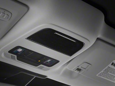 SpeedForm Overhead Console Trim; Black Carbon Fiber (21-25 Mustang Mach-E)