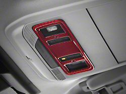 SpeedForm Reading Light Trim; Red Carbon Fiber (21-25 Mustang Mach-E)