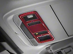 SpeedForm Reading Light Trim; Red Carbon Fiber (21-24 Mustang Mach-E)