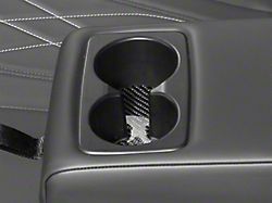 SpeedForm Rear Cup Holder Trim; Carbon (21-23 Mustang Mach-E)