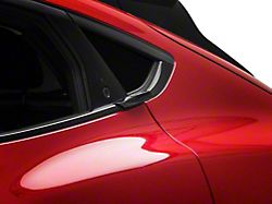 SpeedForm Rear Door Handles; Gloss Black (21-24 Mustang Mach-E)