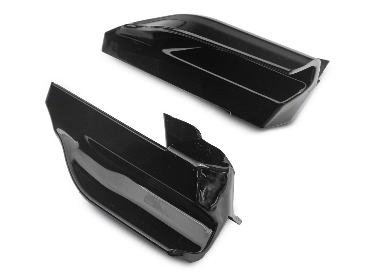 SpeedForm Mach-E Rear Door Handles; Gloss Black ME5258 (21-26