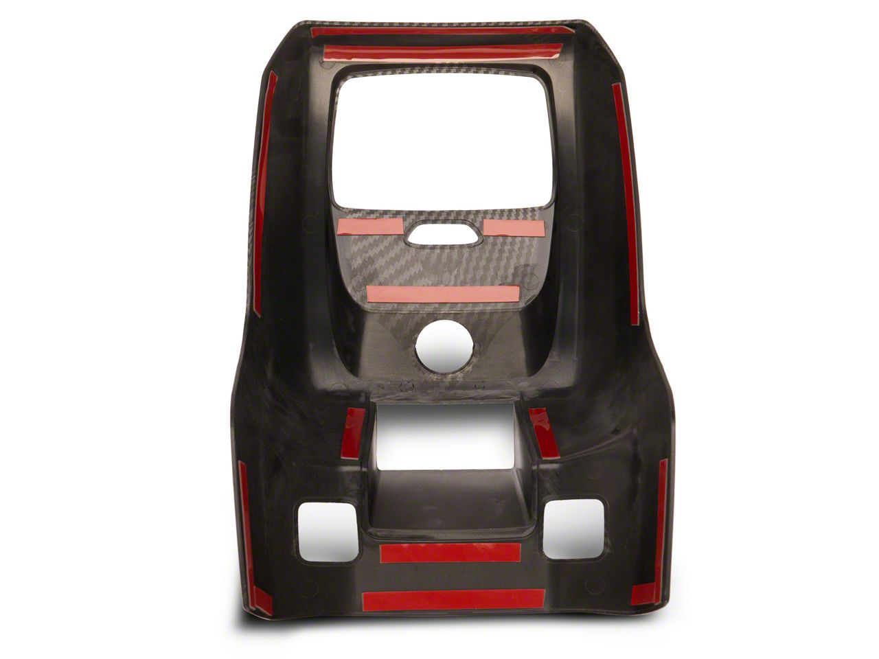 SpeedForm MachE Rear HVAC Control Trim; Carbon Fiber ME5511 (2124