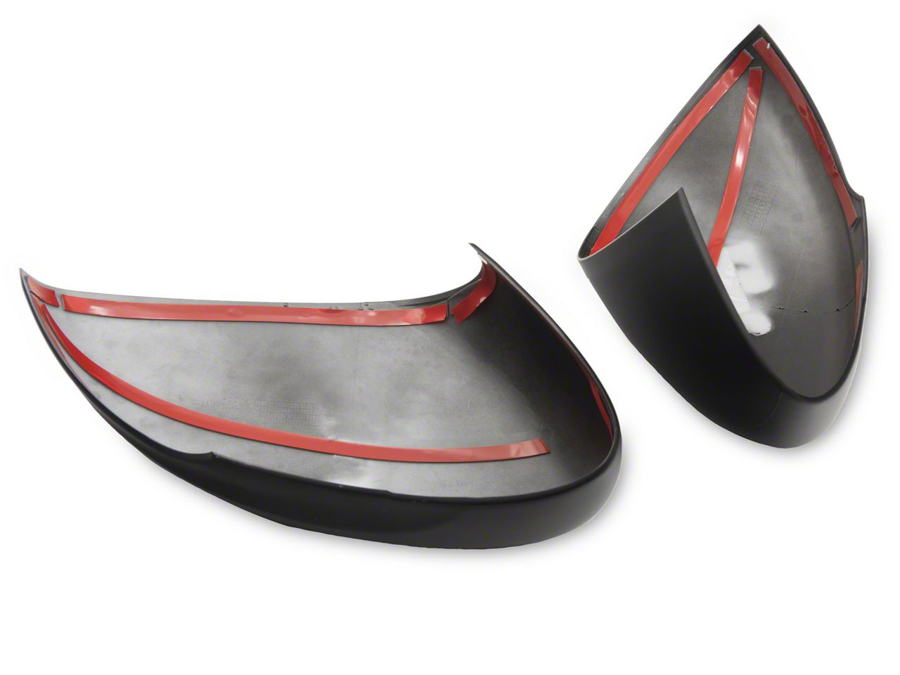 SpeedForm Mach-E Side Mirror Covers; Matte Black ME5444 (21