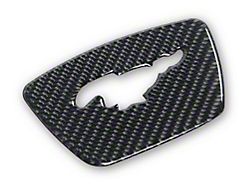 SpeedForm Steering Wheel Center Trim; Carbon Fiber (21-26 Mustang Mach-E)