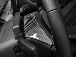 SpeedForm Steering Wheel Trim; Black Carbon Fiber (21-25 Mustang Mach-E)