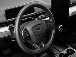 SpeedForm Steering Wheel Trim; Carbon Fiber (21-25 Mustang Mach-E)