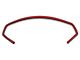 SpeedForm Steering Wheel Trim; Red Carbon Fiber (21-24 Mustang Mach-E)