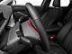 SpeedForm Steering Wheel Trim; Red Carbon Fiber (21-24 Mustang Mach-E)