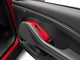 SpeedForm Window Switch Trim; Red Carbon Fiber (21-24 Mustang Mach-E)