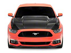 SpeedForm 3-Inch Cowl Hood; Carbon Fiber (15-17 Mustang GT, EcoBoost, V6)