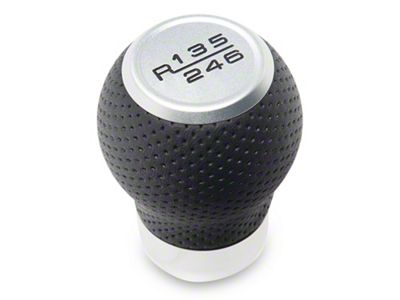 SpeedForm 6-Speed Shift Knob; Silver (24-25 Mustang GT, Dark Horse)