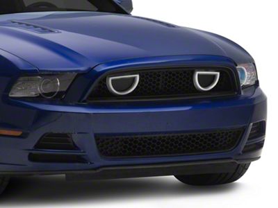 SpeedForm Boss 302 Style Grille; Black (13-14 Mustang GT, V6)