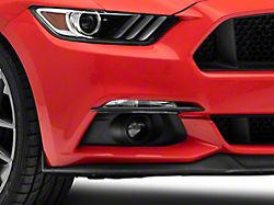 SpeedForm Fog Light Lid Trim; Carbon Fiber Style (15-17 Mustang GT, EcoBoost, V6)