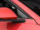 SpeedForm Mirror Triangle Covers; Carbon Fiber Style (15-23 Mustang)