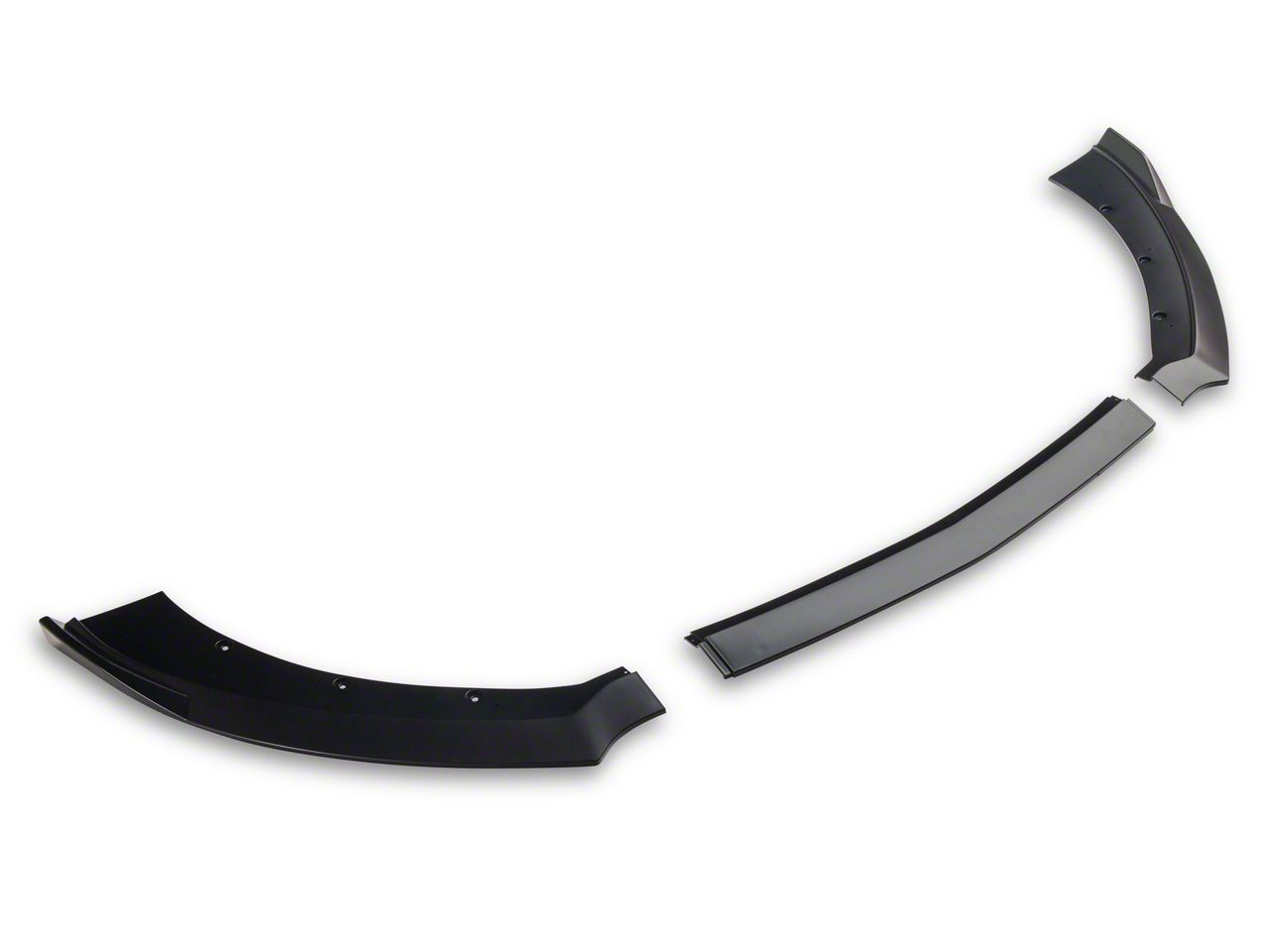 SpeedForm Mustang Chin Spoiler Lip; Matte Black 425773 (15