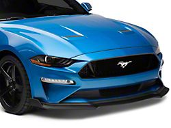 SpeedForm Chin Spoiler; Matte Black (18-23 Mustang w/o Performance Pack)