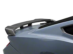 SpeedForm Dark Horse Style Rear Spoiler; Carbon Appearance (24-26 Mustang Fastback)