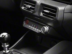 SpeedForm Dashboard Switch Panel Trim; Carbon Appearance (24-26 Mustang)