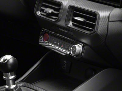 SpeedForm Dashboard Switch Panel Trim; Carbon Appearance (24-26 Mustang)