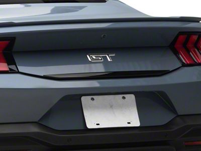 SpeedForm Decklid Lip Trim; Gloss Black (24-26 Mustang)