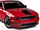 SEC10 Hood Stripe; Gloss Black (05-09 Mustang GT, V6)