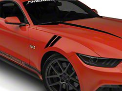 SpeedForm Pinstriped Hash Marks; Gloss Black (15-23 Mustang)