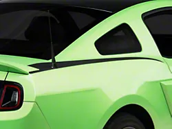 SpeedForm Quarter Panel Accent Decal; Matte Black (10-14 Mustang Coupe)