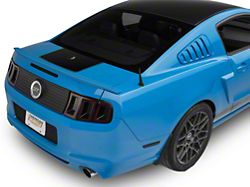 SpeedForm Rear Decklid Accent Decal; Gloss Black (10-14 Mustang)