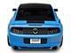 SpeedForm Rear Decklid Accent Decal; Gloss Black (10-14 Mustang)