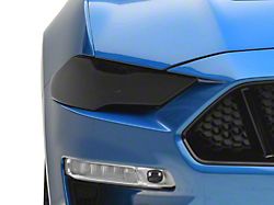 SpeedForm Headlight Covers; Smoked (18-23 Mustang GT, EcoBoost)