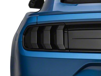 SpeedForm Tail Light Covers; Smoked (18-23 Mustang GT, EcoBoost, GT500)