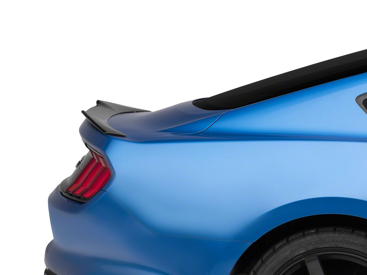 SpeedForm Mustang Rear Spoiler; Carbon Fiber 406718 (1523 Mustang