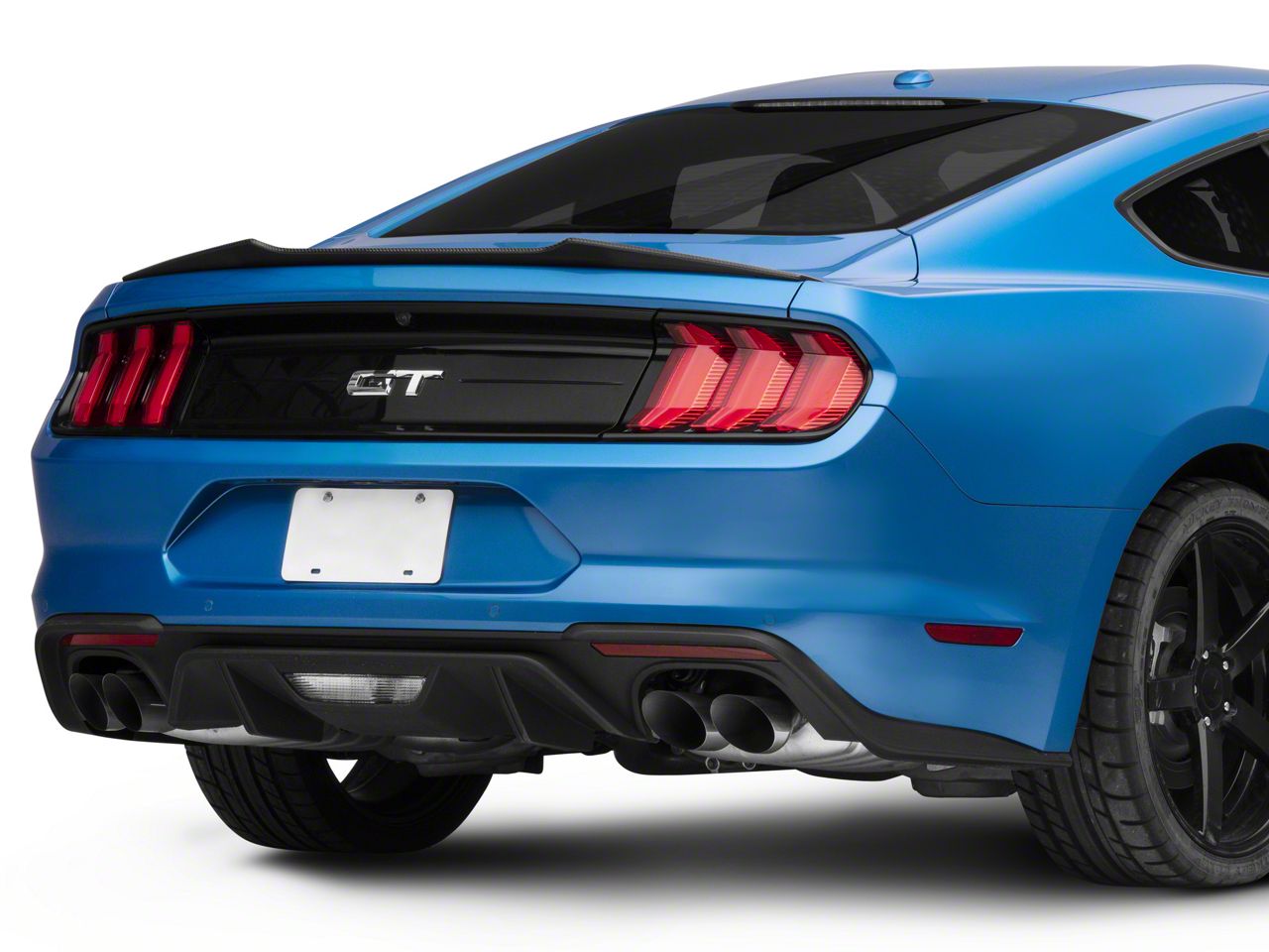 SpeedForm Mustang Rear Spoiler; Carbon Fiber 406718 (1523 Mustang