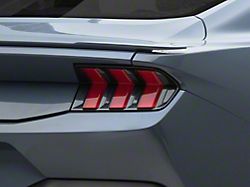 SpeedForm Tail Light Border Trim; Carbon Appearance (24-26 Mustang)