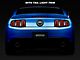 SEC10 Tail Light Conversion Decal Kit; Matte Black (10-12 Mustang)