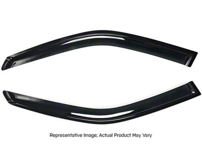 SpeedForm Window Deflectors; Smoked (87-93 Mustang Coupe, Hatchback)