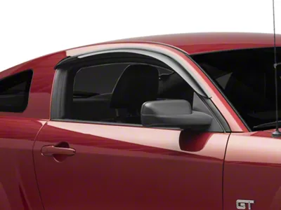 SpeedForm Window Deflectors; Smoked (05-09 Mustang Coupe)