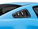 SpeedForm Quarter Window Louvers; Carbon Fiber Appearance (10-14 Mustang Coupe)