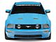 SpeedForm Split Inlet Ram Air Hood w/ Inner Heat Extractor Vents; Unpainted (05-09 Mustang GT, V6)